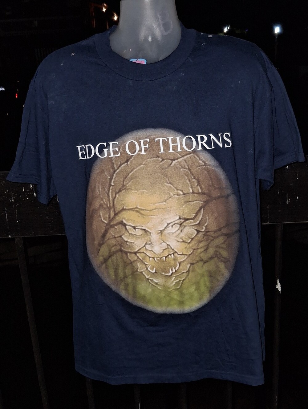 Vintage EDGE OF THORNS Band T Shirt Size Large
